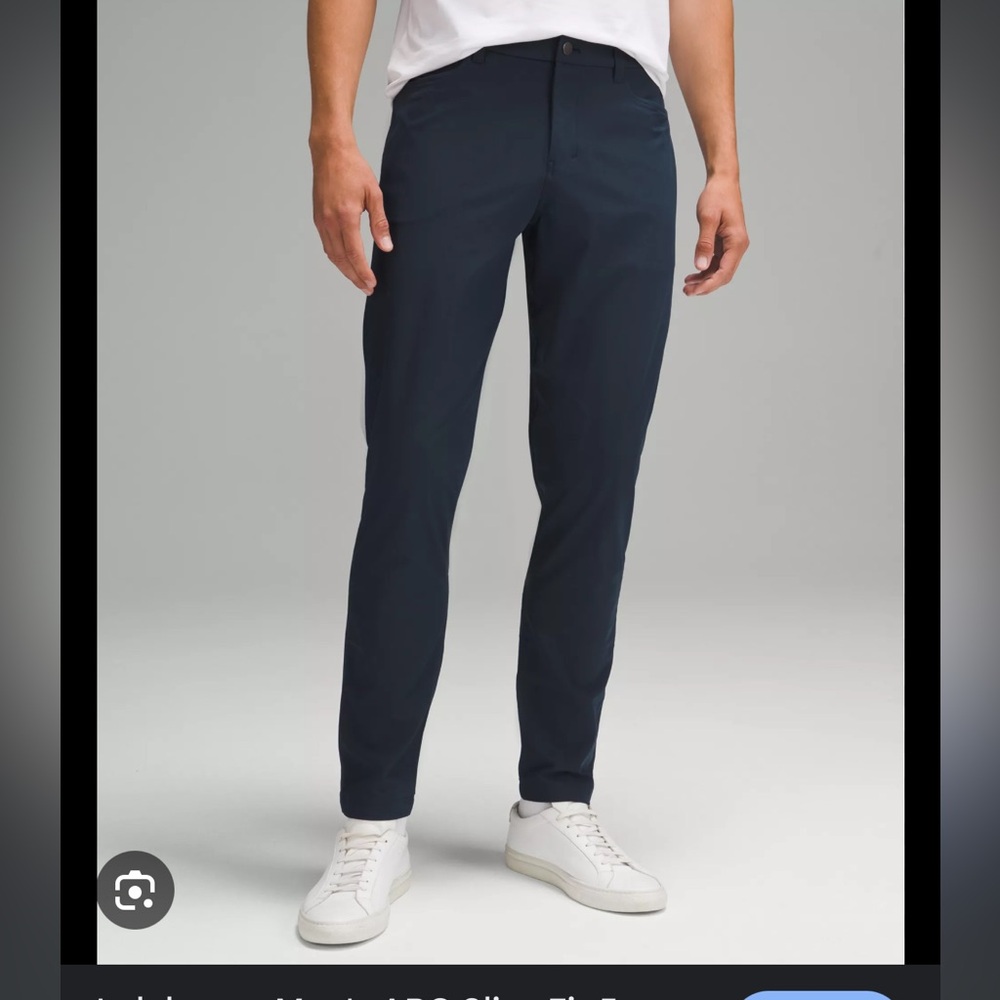 Lululemon Navy Blue ABC Slim Pant